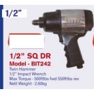Basso 1/2 inch Impact Wrench (500/ 550ftlbs fwd/rev)