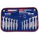 Kincrome Combination Spanner Set 12 Piece AF and Metric