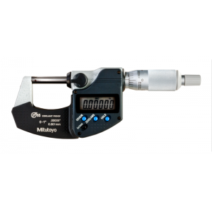Mitutoyo 0-25mm/0-1" Coolant Proof Digital Micrometer