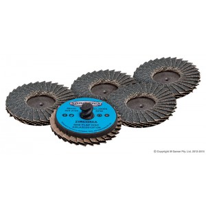 75mm Q/Lock Mini Flap Disc 120G (pk of 5)