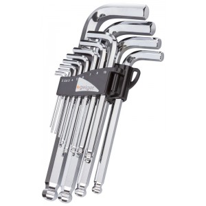 Geiger 13pce Jumbo Hex Key Wrench Set - Metric