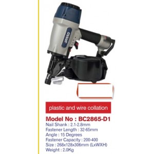 Basso Coil Nailer Angled 65mm