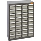 Geiger A8 32 Drawer Parts Cabinet. 466W mm x 222D mm x 642H mm