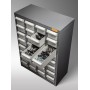 Geiger A8 32 Drawer Parts Cabinet. 466W mm x 222D mm x 642H mm