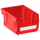 Geiger Small Short Red Bin. 105 mm x 137 mm x 76 mm