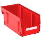 Geiger Medium Red Bin. 140 mm x 276 mm x 127 mm