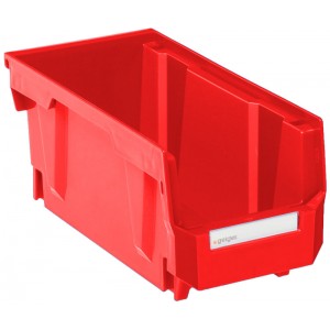 Geiger Medium Red Bin. 140 mm x 276 mm x 127 mm