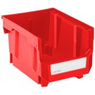 Geiger Large Short Red Bin. 210 mm x 273 mm x 178 mm