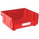 Geiger Large Duplex Red Bin, C/W CBoard. 420 mm x 375 mm x 178 mm