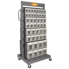 Geiger DOUBLE SIDED Mobile Tip Out Sorting Cart.