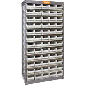 Geiger 60 Drawer Steel Parts Cabinet. 880W x 400D x 1725H mm