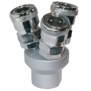 Geiger 3 Way Quick Coupler Cluster