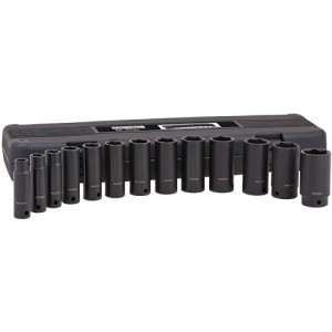 Geiger 1/2 Inch 13 Piece Imperial Socket Set