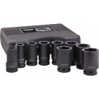 Geiger 1 Inch 9 Piece Metric Socket Set