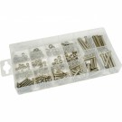 Stainless Steel Nuts and Bolts Assortment 224 Piece