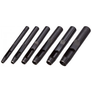 6 Piece Hollow Punch Set